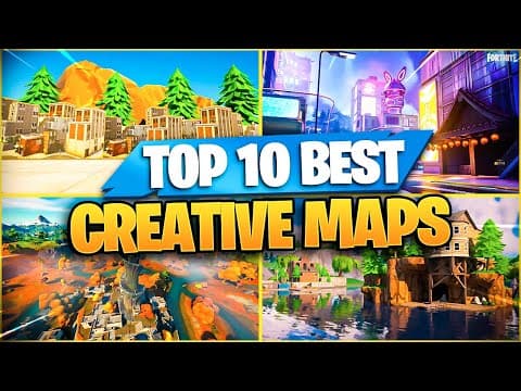 Top 10 BEST Fortnite Creative Maps (2024 - 2025) map preview