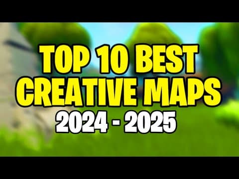 Top 10 BEST Fortnite Creative Maps To PLAY With FRIENDS (2024 - 2025) map preview