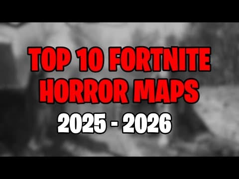 Top 10 BEST Fortnite Creative HORROR Maps (2025 - 2026) map preview