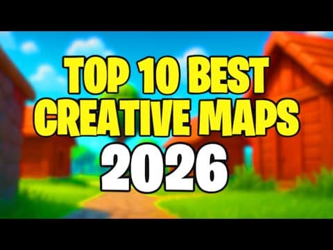 Top 10 BEST Fortnite Creative Maps To PLAY With FRIENDS (2026) map preview